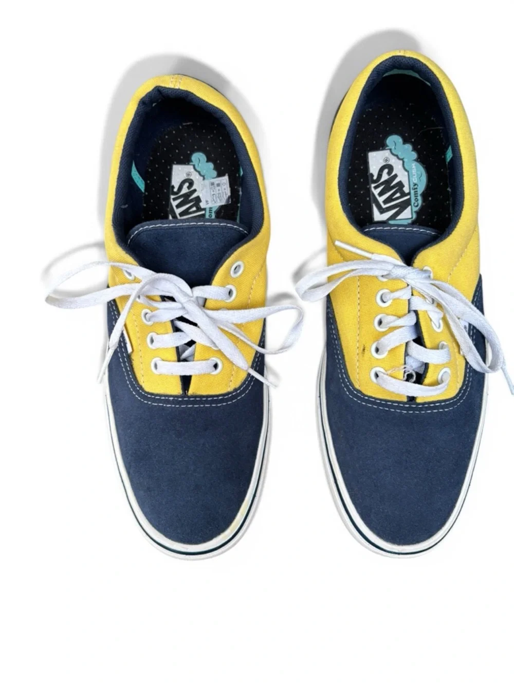 Vans Era ComfyCush In Blue & Yellow